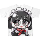 れもん・すかっしゅの女子キャンパーレモコ フルグラフィックTシャツの背面