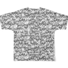 ブラックマンバのコーギープロジェクト/総柄/ホワイト All-Over Print T-Shirt :back