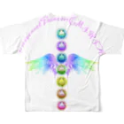 💖宇宙整体♪🌈♪こころからだチャンネル♪💖のuniversal Princess フルグラフィックTシャツの背面