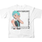 oresama47のニナニナにしてやんよver1.0 フルグラフィックTシャツの背面