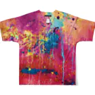 sayuri_yoshiokaの残像pinkkkkkkkkkkkkkkkkkk All-Over Print T-Shirt :back