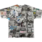 TOKYO STREET STICKERSのグラフィティ#4 All-Over Print T-Shirt :back