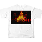 藤羊の神事　どんど焼き All-Over Print T-Shirt :back