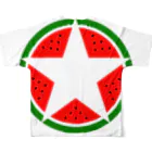 SuzutakaのSuica star All-Over Print T-Shirt :back