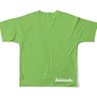 なんちゃら動物園＆外出るのめんどくさいのひなでTシャツ2号 All-Over Print T-Shirt :back