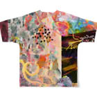 宇都木チエミの自然素材多め All-Over Print T-Shirt :back