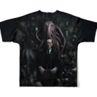 GaGaMaMaGaGaPaPaのThe cosmos puts pressures on me. All-Over Print T-Shirt :back