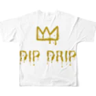 DIP DRIPのDIP DRIP "King Bear" Series All-Over Print T-Shirt :back