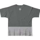 Lacのキッズ用！紋付袴風Tシャツ All-Over Print T-Shirt :back