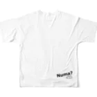 BundigoのNuma(沼)だらけ フルグラフィックTシャツの背面