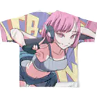 TB-FITNESSのぽっぷんフルグラ23 フルグラフィックTシャツの背面