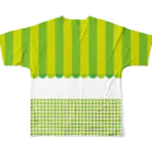 あわじテキスタイルのパンケーキ屋さん バター ｜フルグラT All-Over Print T-Shirt :back