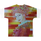 Happy Circusのハッピークラウン4・woman All-Over Print T-Shirt :back