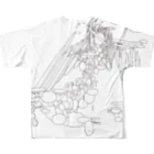 Inori Naraの天使3D All-Over Print T-Shirt :back