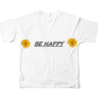 ♡BE HAPPY♡のBE  HAPPY All-Over Print T-Shirt :back