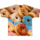 ブーブスエイリアンのDonuts All-Over Print T-Shirt :back