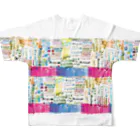 tailor P-cafe by HNPeerのHanazono All-Over Print T-Shirt :back