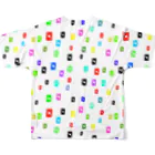 SPECIAL NEEDS JAPANのカジノ　エース All-Over Print T-Shirt :back