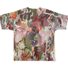 ennakonomaのフラワーシャツ All-Over Print T-Shirt :back