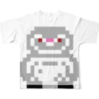 ヤママユ(ヤママユ・ペンギイナ)の16bit Galapagos フルグラフィックTシャツの背面