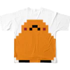 ヤママユ(ヤママユ・ペンギイナ)の16bit Little King フルグラフィックTシャツの背面