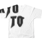 For you.のThis is kyoto フルグラフィックTシャツの背面