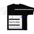 north pole miniのnorth pole（ﾉｰｽ・ﾎﾟｰﾙ） All-Over Print T-Shirt :back