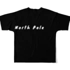 north pole miniのnorth pole（ﾉｰｽ・ﾎﾟｰﾙ） フルグラフィックTシャツの背面