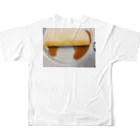 uzumoo shop(仮）のdaily Tee（パンナコッタ） All-Over Print T-Shirt :back