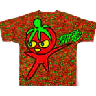 tomatoのtomato -SUPER TOMATISM- フルグラフィックTシャツの背面