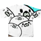 ken_ikedaの腹巻きアザラシ君(いっぱい) All-Over Print T-Shirt :back