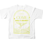 jeje-roomのACTS1:8  yellow フルグラフィックTシャツの背面
