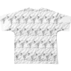 NANNANOーナンナノーのFULL SQUID All-Over Print T-Shirt :back