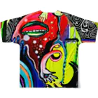 donmakiの手描きイラスト All-Over Print T-Shirt :back