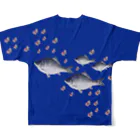 G-HERRINGのGYOTAKU OHBA（へら鮒） フルグラフィックTシャツの背面