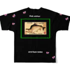 G-HERRINGのカラフトマス！（ Pink salmon ）あらゆる生命たちへ感謝をささげます。 All-Over Print T-Shirt :back