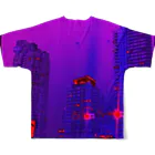 Evening StarのTowers of Calgary All-Over Print T-Shirt :back