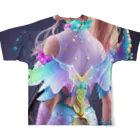 💖宇宙整体♪🌈♪こころからだチャンネル♪💖のmermaid Princess LARA フルグラフィックTシャツの背面