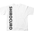 Animal Rescue SHIROCUROのSHIROCUROてぃしゃつ フルグラフィックTシャツの背面