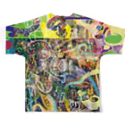 感情ちゃんの今日は爆発気分 All-Over Print T-Shirt :back