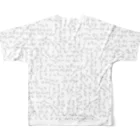 ダイ助のシラスシリーズ All-Over Print T-Shirt :back