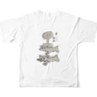 YuruPINの暑いの無理なミニピンTシャツ All-Over Print T-Shirt :back