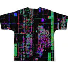 水草の繁華街 All-Over Print T-Shirt :back