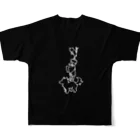 煌焚紫逢のキョンシーと行進 All-Over Print T-Shirt :back