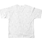 【F.family】MFGのMFG(Ⅷロゴモノグラム)白枠 フルグラフィックTシャツの背面