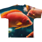 DapperMixの珊瑚の楽園、美魚群グッズ All-Over Print T-Shirt :back