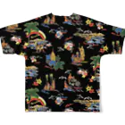 COLORJAMの気分はハワイアン All-Over Print T-Shirt :back