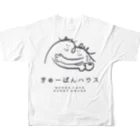 IICOCOのぎゅーぱんハウス 公式グッズ フルグラフィックTシャツの背面