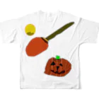 好き勝手なお店のHALLOWEEN フルグラフィックTシャツの背面