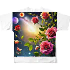 reonasdの情熱の神秘薔薇 フルグラフィックTシャツの背面